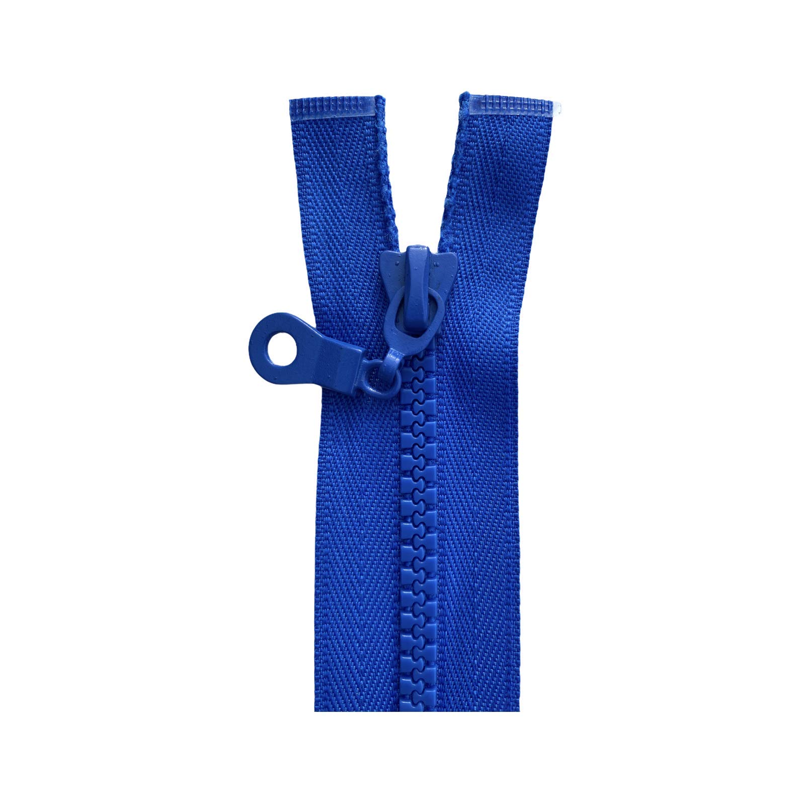 Chunky No.5 Plastic Molded Zip Closed End (Blue (Sax - ADS1006), 10 inch - 25 cm (Closed End)) — image 1