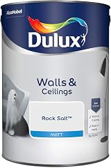 Dulux Walls & Ceilings Matt Emulsion Paint Rock Salt 5 Litre view 2