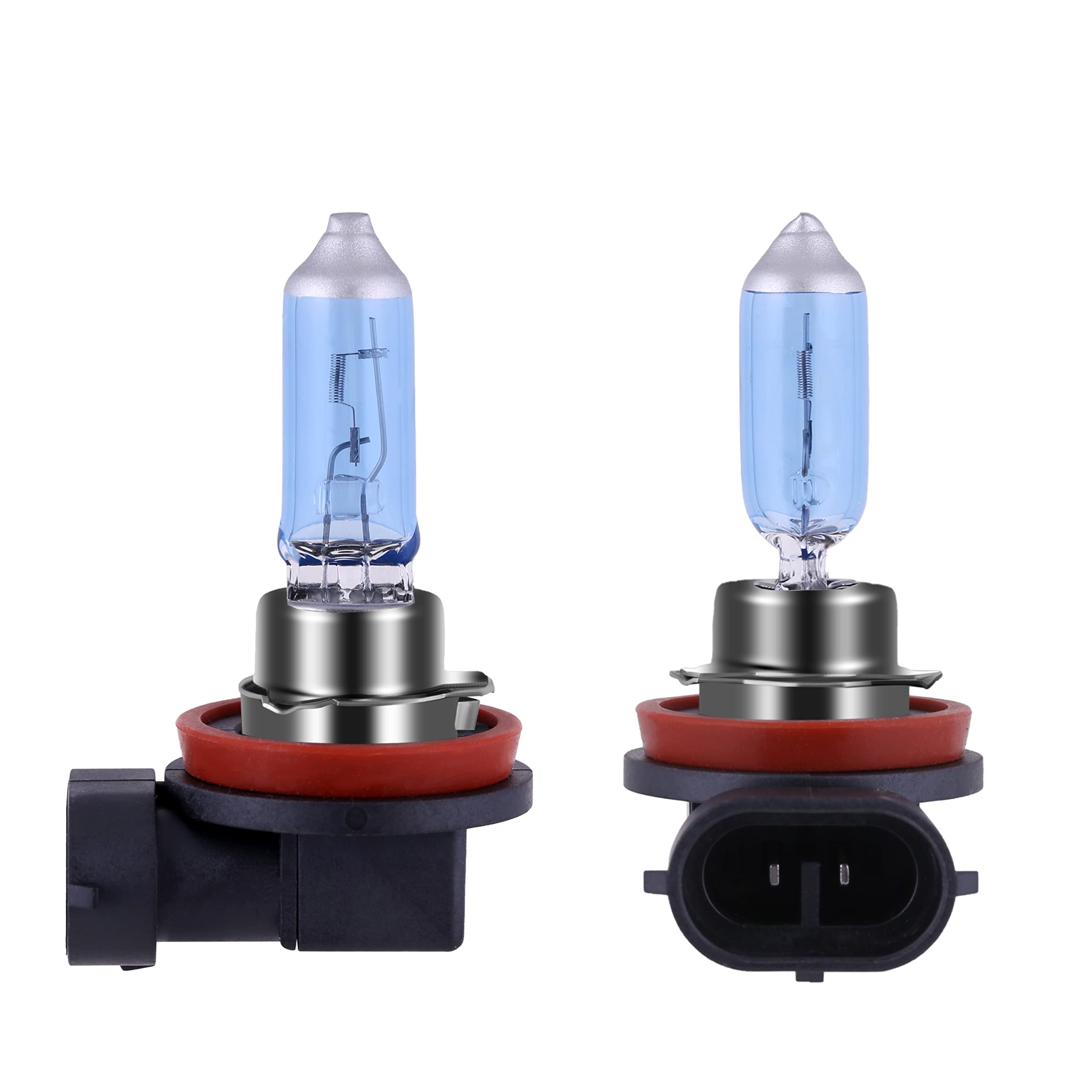 Photo 1 of NEWBROWN H8 Bulb Halogen fog light bulb 5000K Super White Light Long Life Replacement PGJI9-1 12V/35W (H8, 2 Pack)