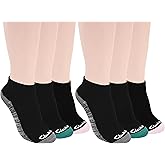 Clarks Women's Half Cushion Low Cut Socks 6 Pair, Black, Women's 4-10 Shoe