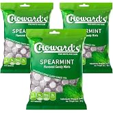 Choward's Spearmint Candy - Nostalgic Hard Candy Mint Bags - Pack of 3 | Unique Candy For Everyday Freshness - Flavored Mints Perfect for Sharing and Gifting - Distinctive Taste