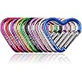 OMUKY Multicolor Carabiners Hook Clips Camping Accessories Buckle for Outdoor Hiking Traveling