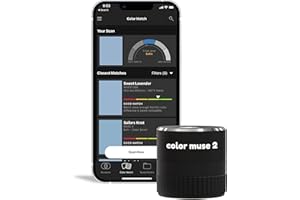 COLOR MUSE 2 Colorimeter Paint Color Matching Tool, Digital Color Values, Sensor, Reader for Paint Matching and Scanner for Painters & Designers