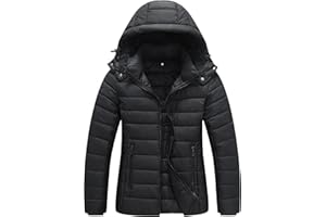 TDYPCI Women's Winter Coat Lightweight Waterproof Puffer Jacket - Quilted Short Down Coat for Women, Warm Winter Jacket