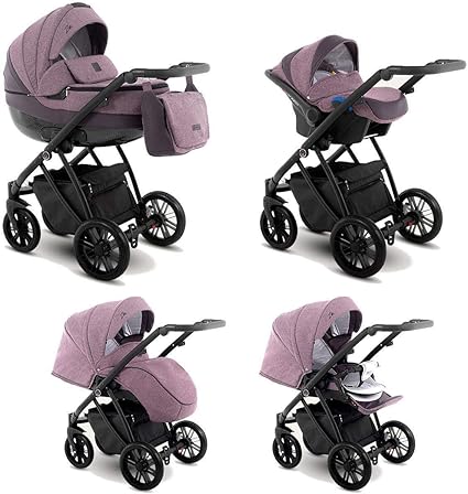 combine poussette siege auto isofix