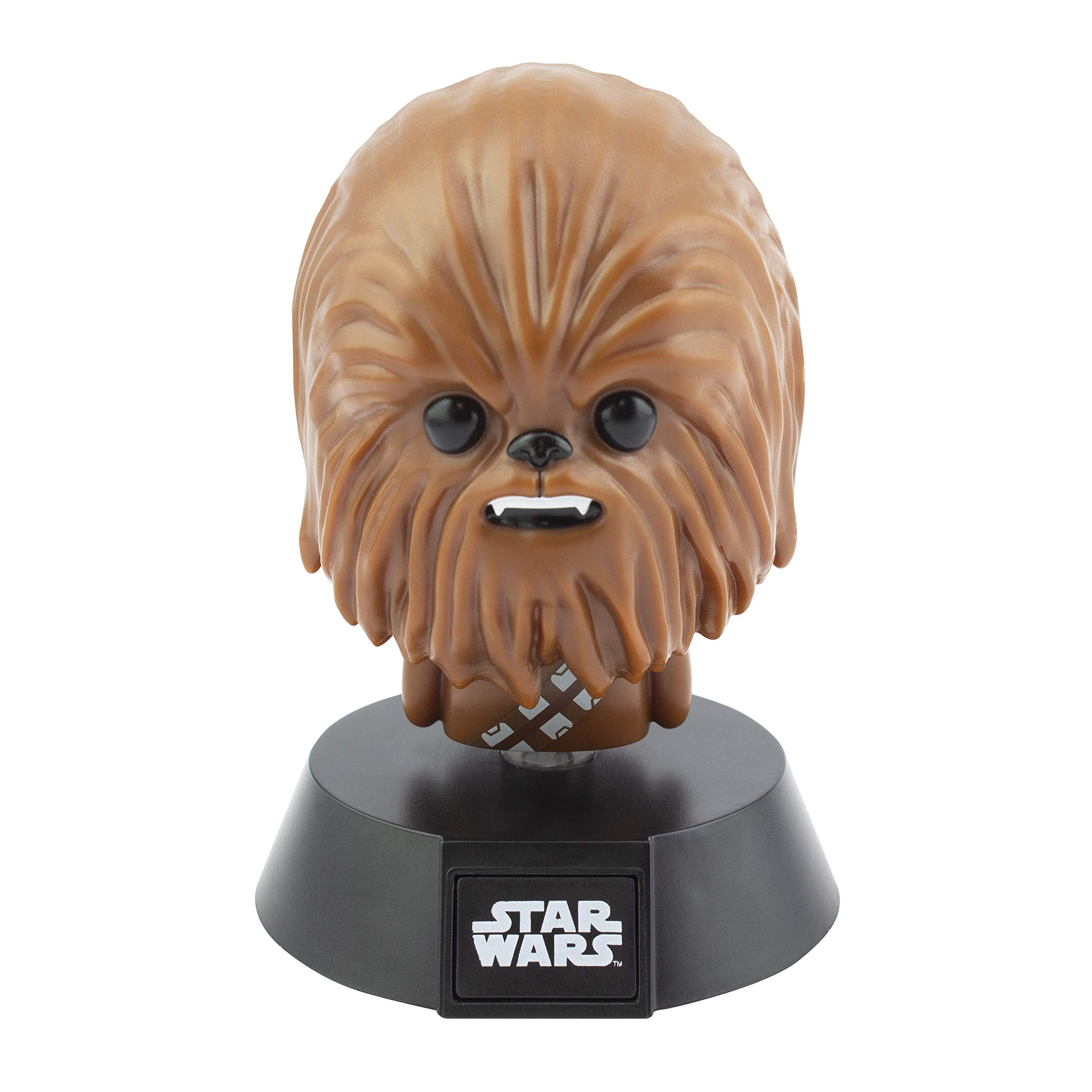 Chewbacca Icon Light | Paladone Official Star Wars Collectable | Ideal For Kids Bedrooms, Office & Home | Pop Culture Gaming Merchandise