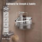 Sagittarius 80S1 Corner Shower Caddy SUS 304 Stainless Chrome 8cm Deep view 5