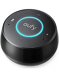 eufy Genie Smart Speaker With Amazon Alexa, Voice Control and Hands-Free Use, Stream Online Music (Spotify, Amazon Music, Pandora, Sirius XM), Wifi Speaker, Smart Home Control, AUX Output, Black