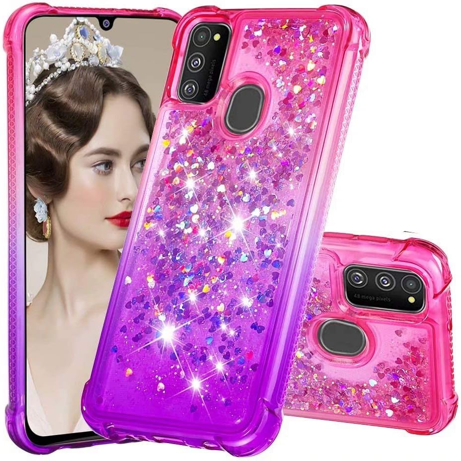 Luckyandery Case for Galaxy M30S,Galaxy M30S Soft case for Girls, Back Cover and Soft Silicone Bumper Shock Absorption for Samsung Galaxy M30S