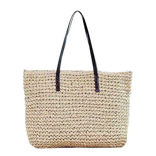CHIC DIARY Woven Straw Tote