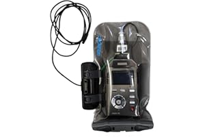 Aquapac Waterproof Radio Microphone Case Medium, 5 Year Warranty, Made in The UK, Professional Sound Engineer, Wired Specialist Electronic Devices Grey