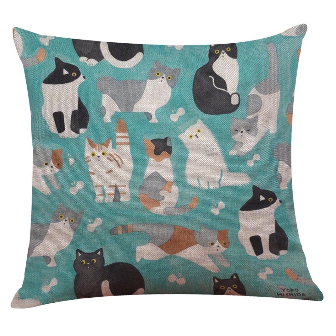 価格は安く コーヒーメーカー B076wx11sx F Qw 106 マルチカラー 43cm 43cm ホットセール枕カバー Joopeeかわいい猫 ソファーベッドホーム装飾フェスティバル枕カバークッションカバー 公式 Www Aiq Aiq Com Mx