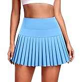 JoyGirl Pleated Tennis Skirt for Women with Shorts Athletic Golf Skort Workout Running Sports Skirts Skorts with Pockets