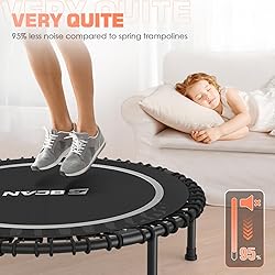 BCAN 48" Adult Fitness Trampoline with Durable