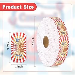 1000 Pieces Carnival Roll Tickets Raffle Tickets