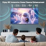 Etseinri HDMI 2.1 Cable 2M Certified 48Gbps 8K 240Hz eARC HDR Braided Cord view 7