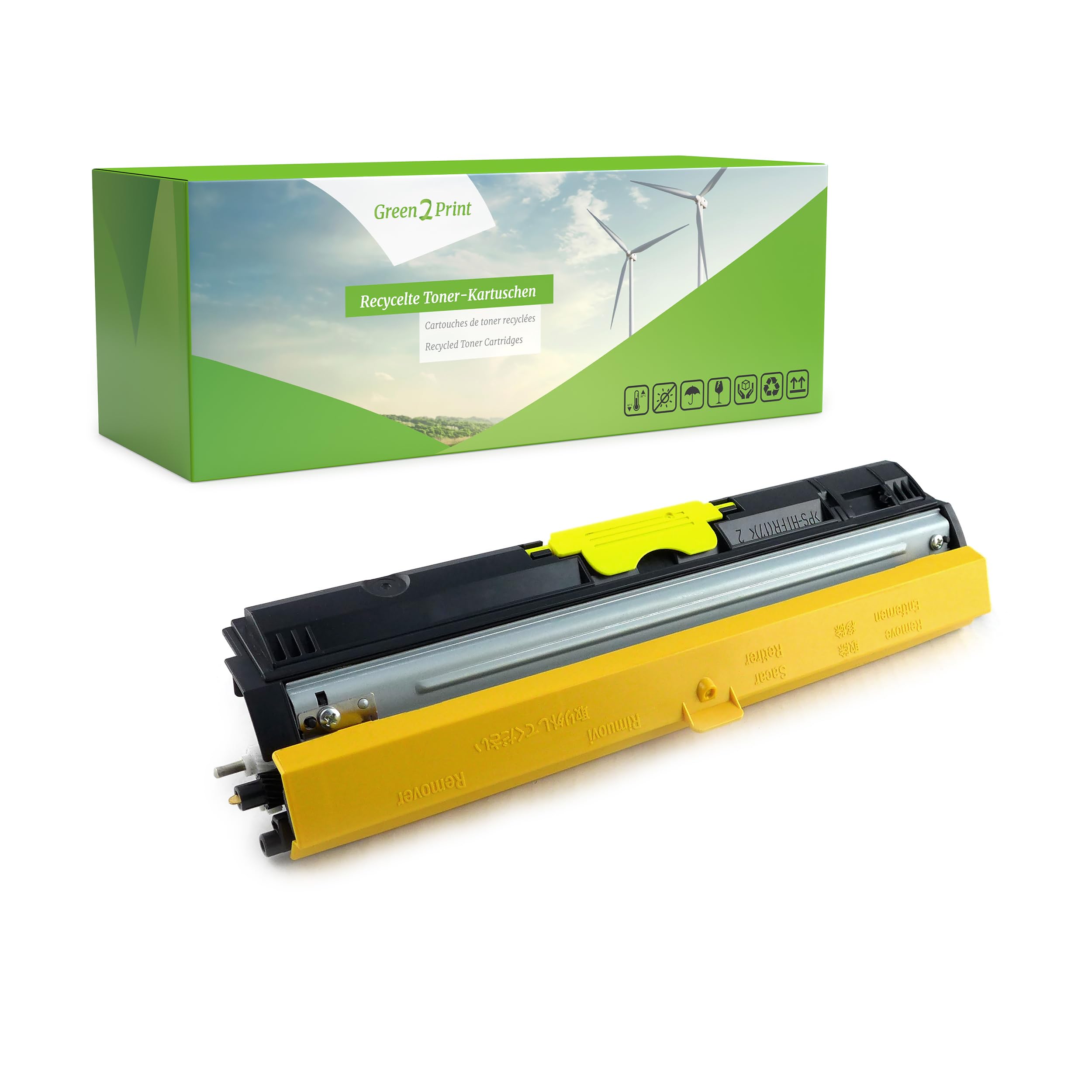 Green2Print Toner yellow 2700 pages replaces Epson C13S050554 Toner cartridge for Epson AcuLaser C1600, CX16NF, CX16DTNF, CX16DNF, CX16