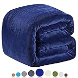Richave Polar Fleece Blankets King Size for The Bed