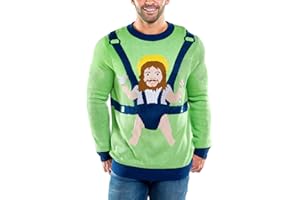 Tipsy Elves Ugly Christmas Sweaters for Men - Colorful and Funny Men's Christmas Sweaters - Hilarious Holiday Pullovers