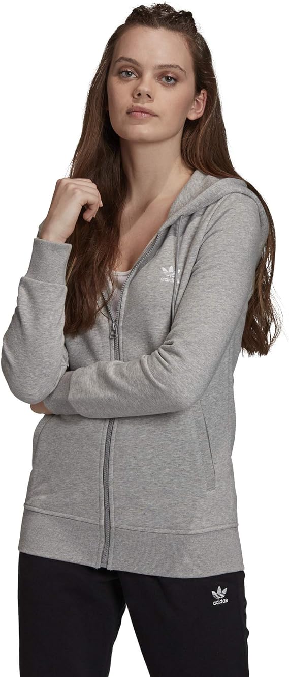 Amazon Adidas アディダス レディースコート ジャケット アウター Trefoil Track Top Medium Grey Heather M 並行輸入品 コート ジャケット 通販