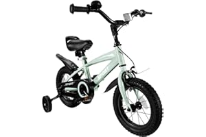 BODIOO Kids Bike for Boys Girls 12 Inch Kid Bike with Removable Training Wheels Sturdy Frame Adjustable Seat Handbrake & Coaster Brake