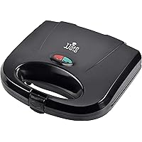 J-Jati Sandwich Maker, Panini Press + Electric Sandwich Maker Toasting, Grilling, Waffles, Omelettes, Breakfast, Lunch…