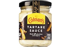 Original Colman's Tartare Sauce Imported From The UK England Tartar Sauce Creamy Tartar Sauce Made with gherkins and capers The Best Of British Colmans Tartare Sauce 144g