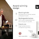 LARS NYSØM Electric Salt and Pepper Grinder Set USB Rechargeable 2 pcs Pure view 2