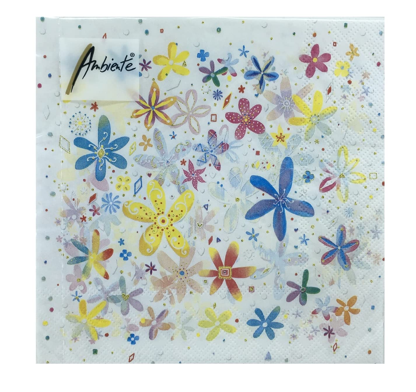 Paper Napkins Lunch Festival Party Approx. 33 x 33 cm Every Day Any Occasion Summer Floral Fancy Flowers