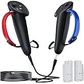 ZYBER ist mit Oculus Quest 3S/3 kompatibel. Das wiederaufladbare Controller-Kit für ZYBER (Meta Quest 3/3S) enthält einen Akku und EIN Ladekabel und ist für Verschiedene Handgrößen geeignet.