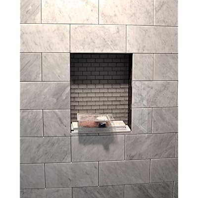 Buy Uni Green Rectangle Shower Niche Tile Ready Easy For Diy Collage16 14 4d Recessed Shower Shelf Online In Turkey B07y4n4hbt