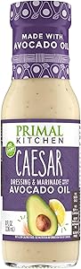 Primal Kitchen Caesar Salad Dressing & Marinade made with Avocado Oil, Whole30 Approved, Paleo Friendly, and Keto Certified, 