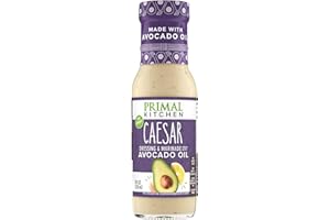 Primal Kitchen Avocado Oil-Based Dressing and Marinade, Caesar, 1 Count, 8 fl. oz.