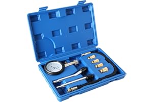 ATP Professional Compression Tester Kit Cylinder Automotive Engine | 8PCS Diagnostic Tool Set for Petrol Gas Auto | Professio