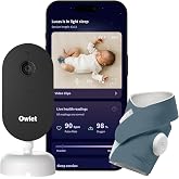 Owlet Dream Duo 3 Smart Baby Monitor System, Dream Sock + 2K HD Camera | FDA-Cleared Monitoring Tracks Pulse Rate, Oxygen &amp; Sleep Insights + Crystal-Clear Video &amp; Notifications All In One App
