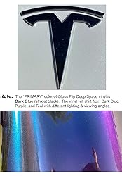 Custom Cut Graphics Logo Decal Wrap for Tesla Model