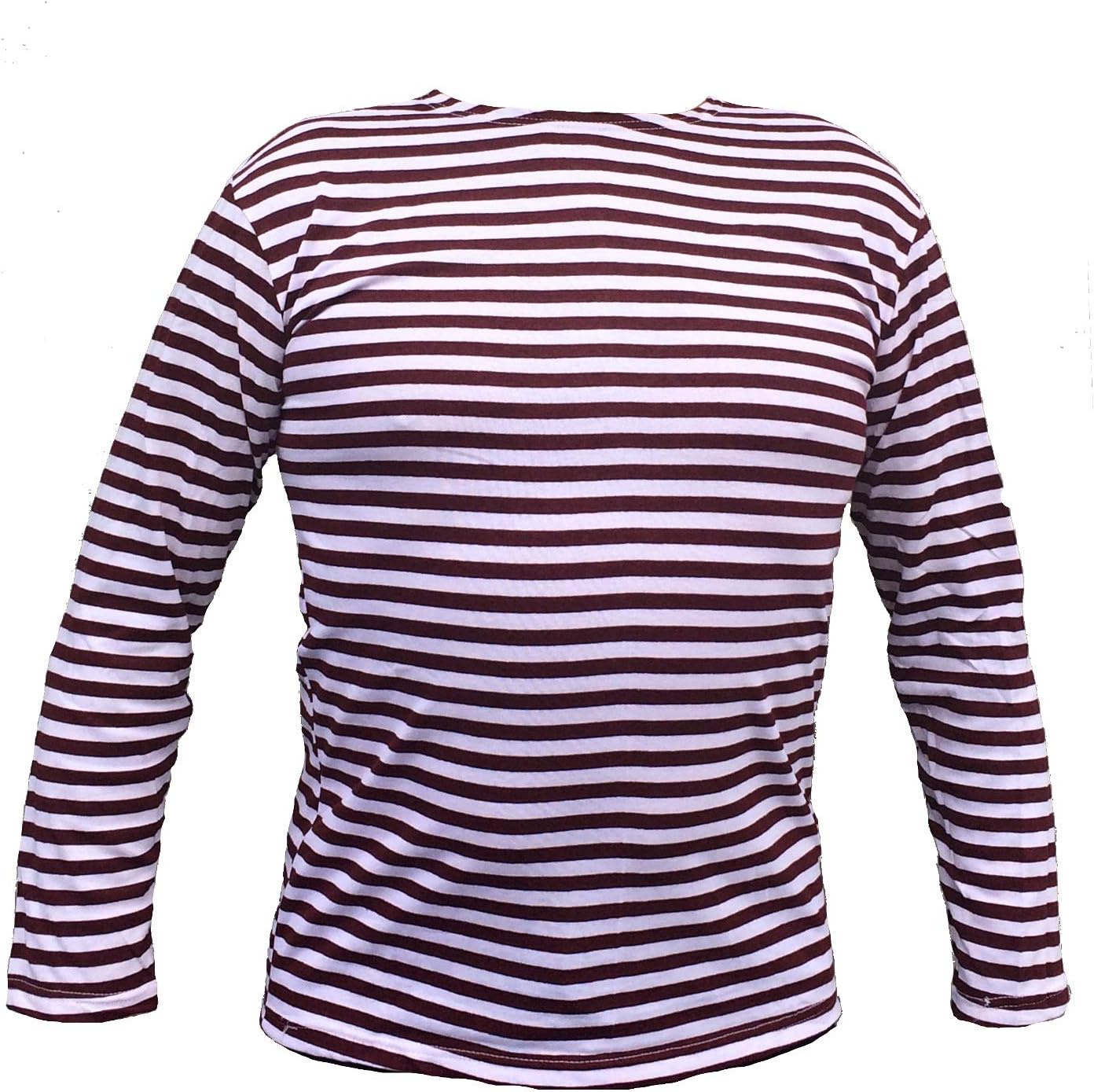 Striped Long Sleeve T-Shirt Summer Uniform Russian USSR Soviet Military Army Marines Navy Airborne