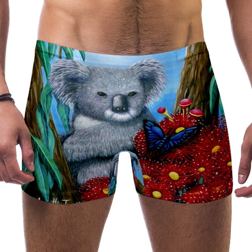 Mens sitelow Res Koala Swimsuits Swim Trunks Shorts Athletic