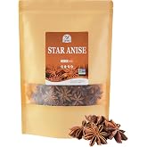 52USA Star Anise, Whole Chinese Star Anise 4oz (113g), NON‑GMO Verified | Aromatic Anise Star for Pho Broth, Mulled Wine, Tea