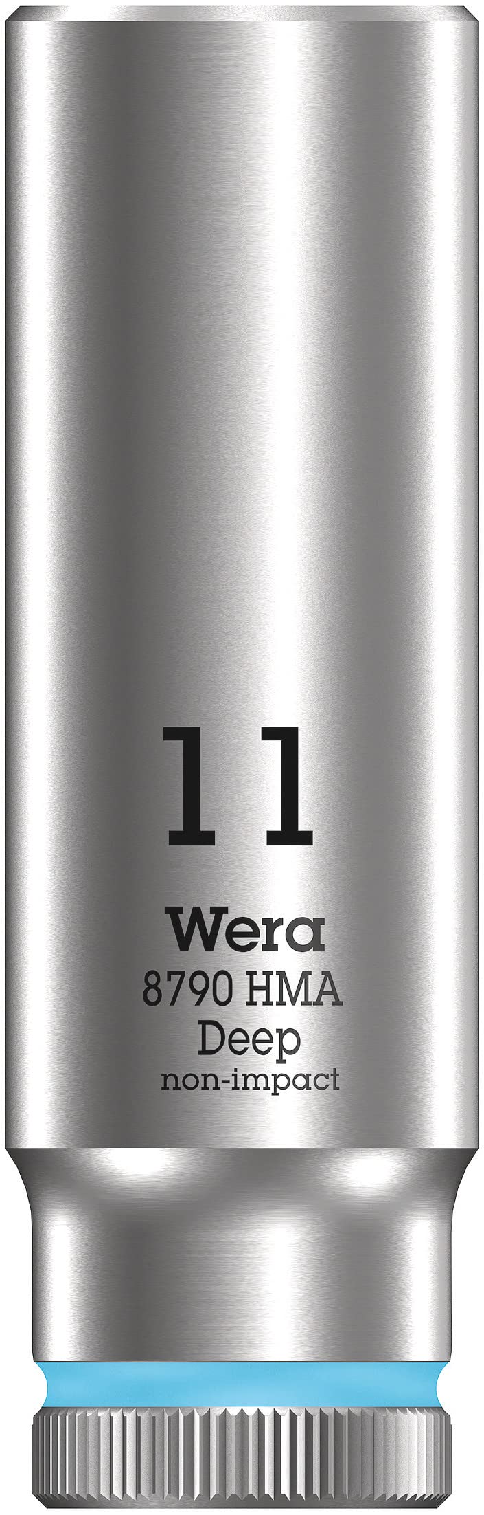 Wera 05004508001 8790 HMA Deep Socket, Cyan, 11.0 mm