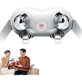 SKG Shiatsu Neck Massager for Pain Relief Deep Tissue, Gifts for Men Women Dad Mom Neck and Shoulder Massager 4D Electric Kneading Massager with Heating H7