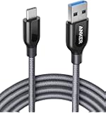 Anker Cavo USB-C a USB 3.0 [Doppio Strato Esterno di Nylon] PowerLine+ (90 cm) - GARANZIA A VITA - Cavo Premium Per Samsung Galaxy Note 8, S8, S9, MacBook, Sony XZ, LG V20, G5, G6 e Altri