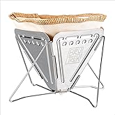 BruTrek by Planetary Design | Collapsible Pour Over | Packable &amp; Reusable | Stainless Steel Pour Over, Reusable Cotton CoffeeSock Filters, Canvas Carrying Bag, Compact, Lightweight Design