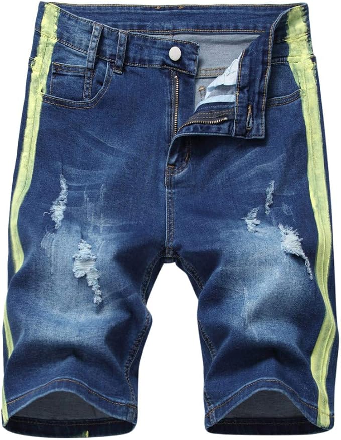 cut up jean shorts mens