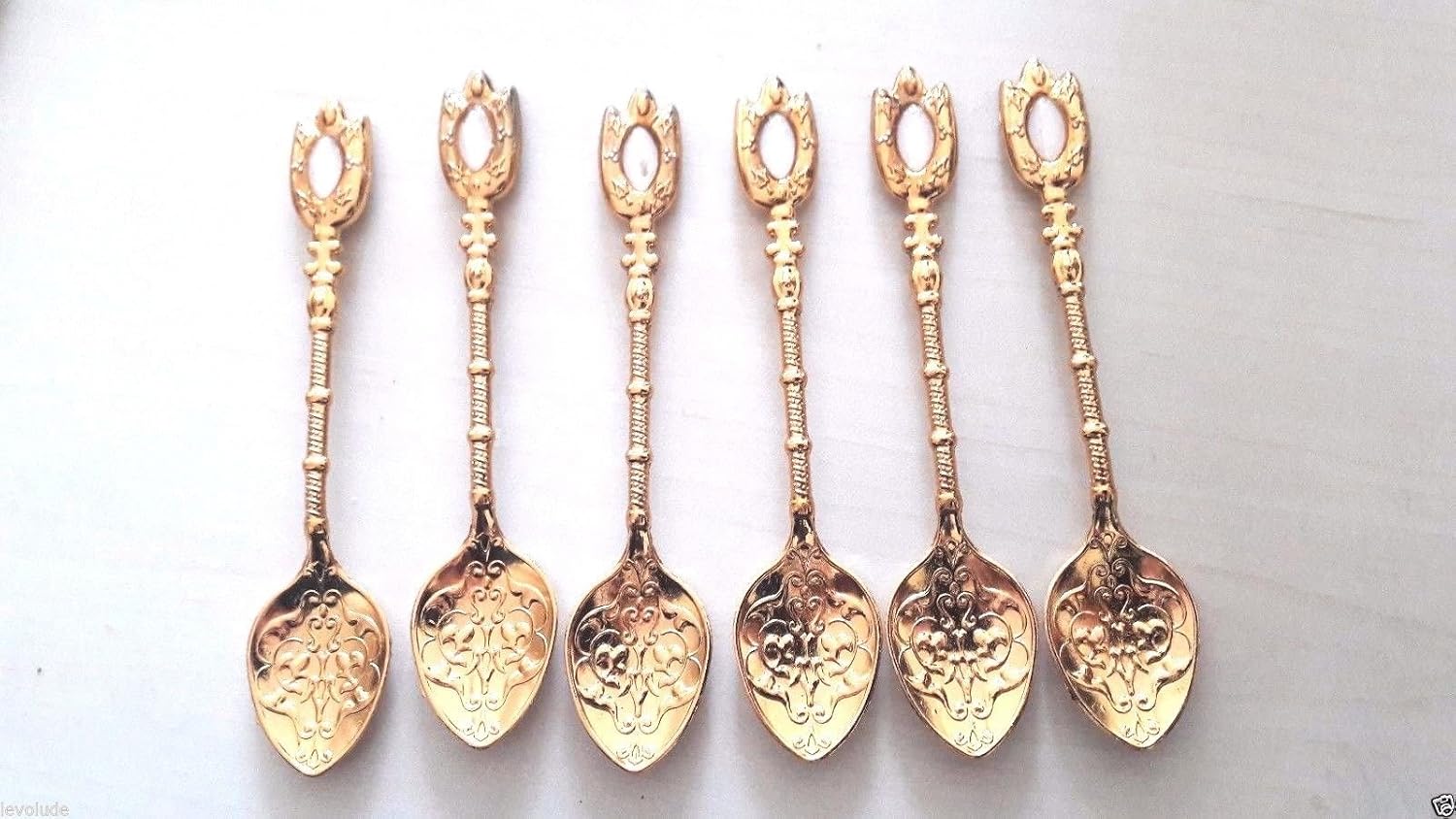 Handcrafted Turkish Ottoman Copper Teaspoons Coffee Sugar Measuring