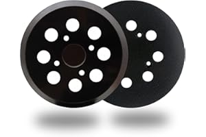 TOCKROP 5" Hook and Loop Sander Pad for Ridgid R2600, R2601 Random Orbit Sanders -5 Inch 8 Hole Replacement Sanding Pad for Part Number 300527002 - with Extra Hard Backing - 1 Pack
