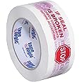 TAPE LOGIC 2" x 110 yds Pre-Printed Packing Tape 2.2 Mil, Red/White (36-Pack) Heavy Duty Packing Tape Rolls for Sealing Boxes at Home, Warehouse, & Office, Supplies for Packaging, Shipping, Moving
