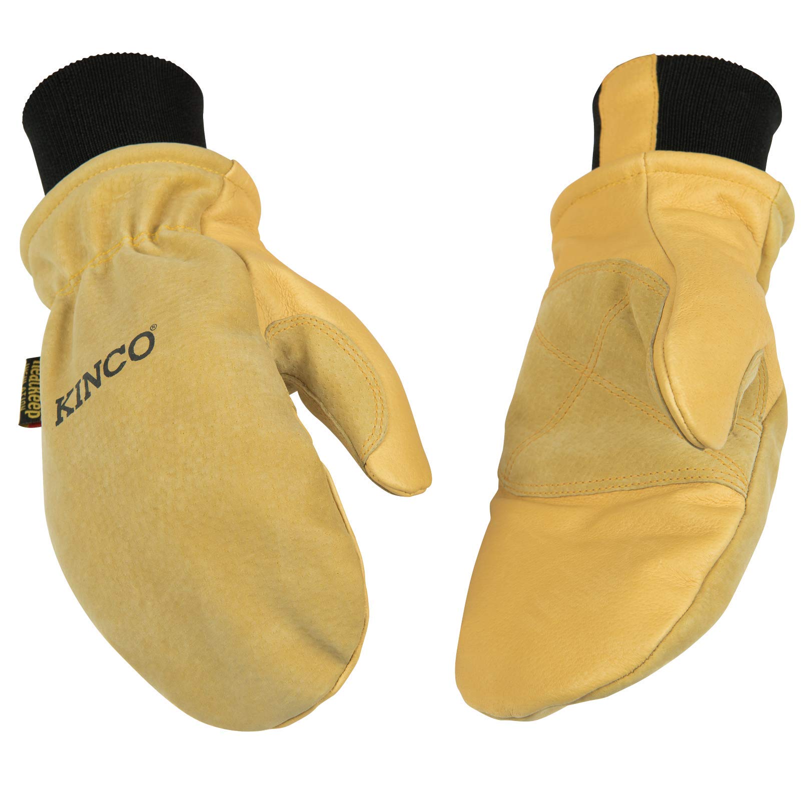 Kinco International 901T Heat Keep Thermal Lining Premium Pigskin Leather Mitt, Work, Gloves, Medium