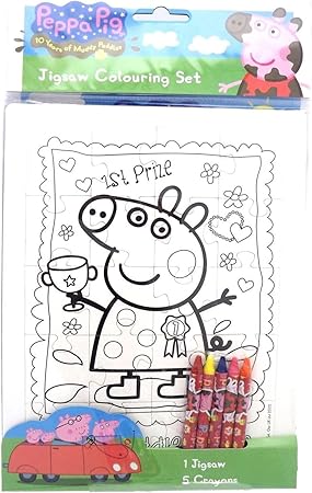 Alligator Books Puzzle Di Peppa Pig Da Colorare Amazon It Giochi E Giocattoli