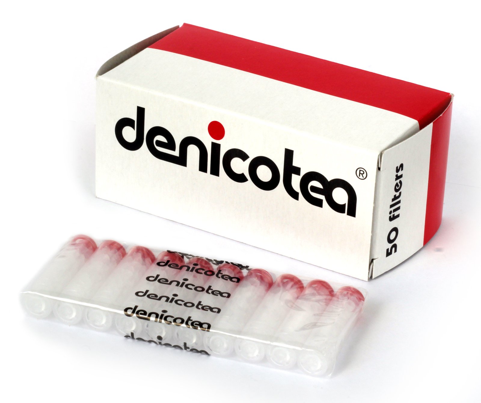 Denicotea 50 Standard Filters for Cigarette Holder